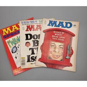 3 Vintage MAD Magazine Issue No.167, No.214, No.23